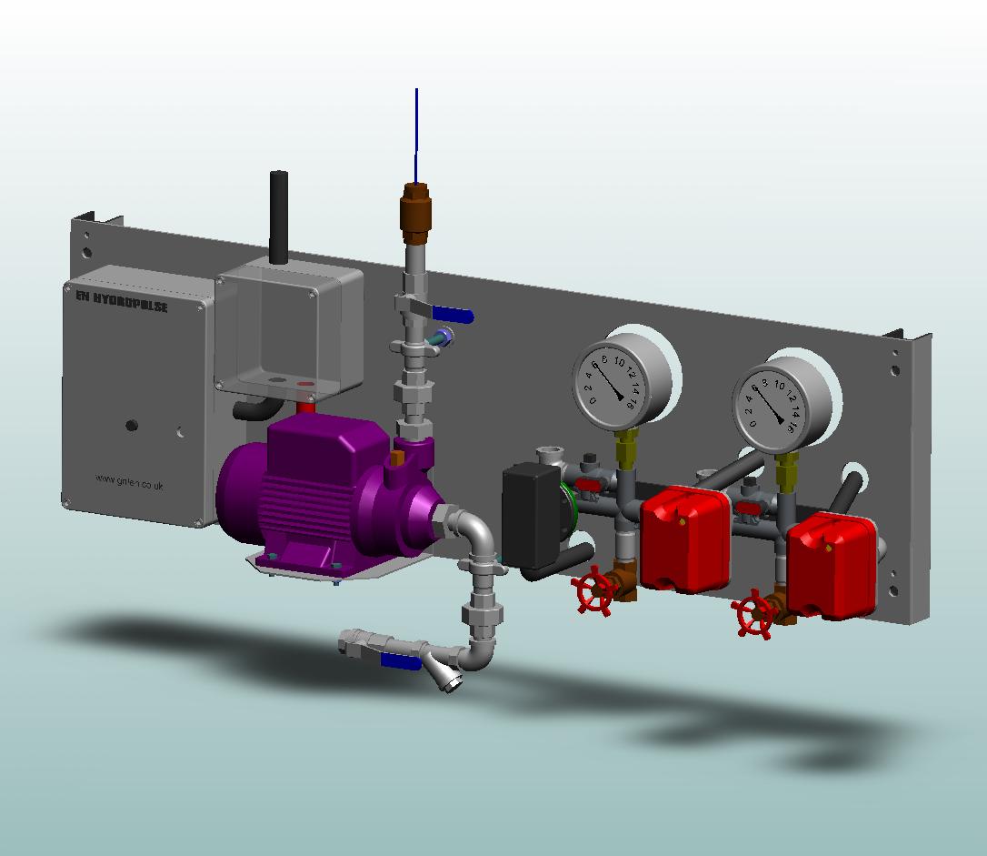 Hydropulse fire sprinkler station